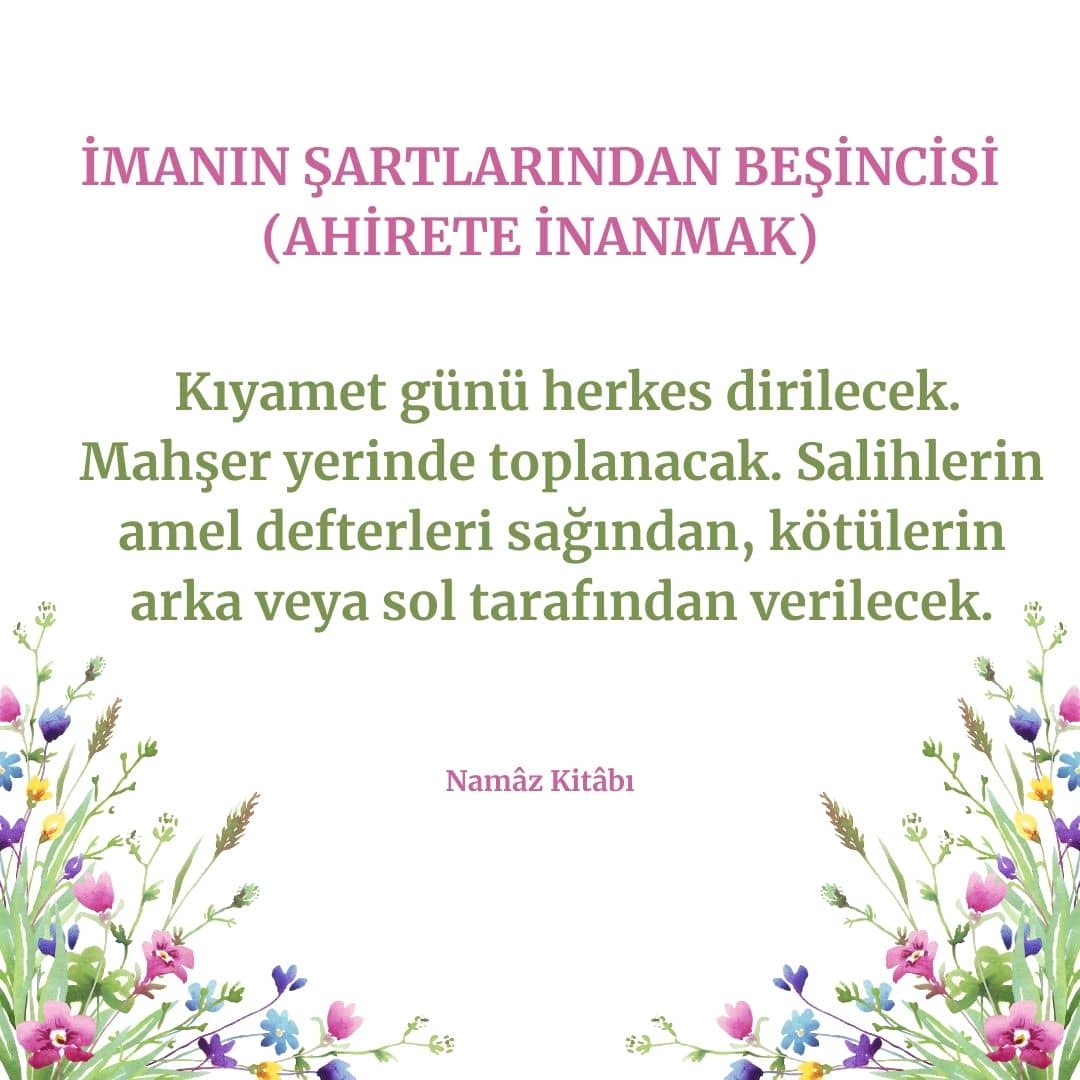 Ahirete İnanmak (4)